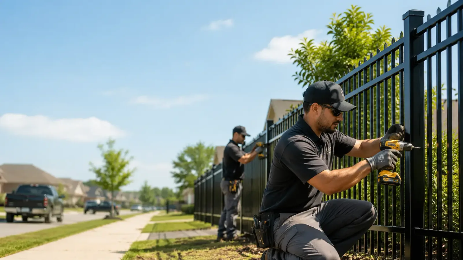 Metal Fence Installation in Brethren, MI